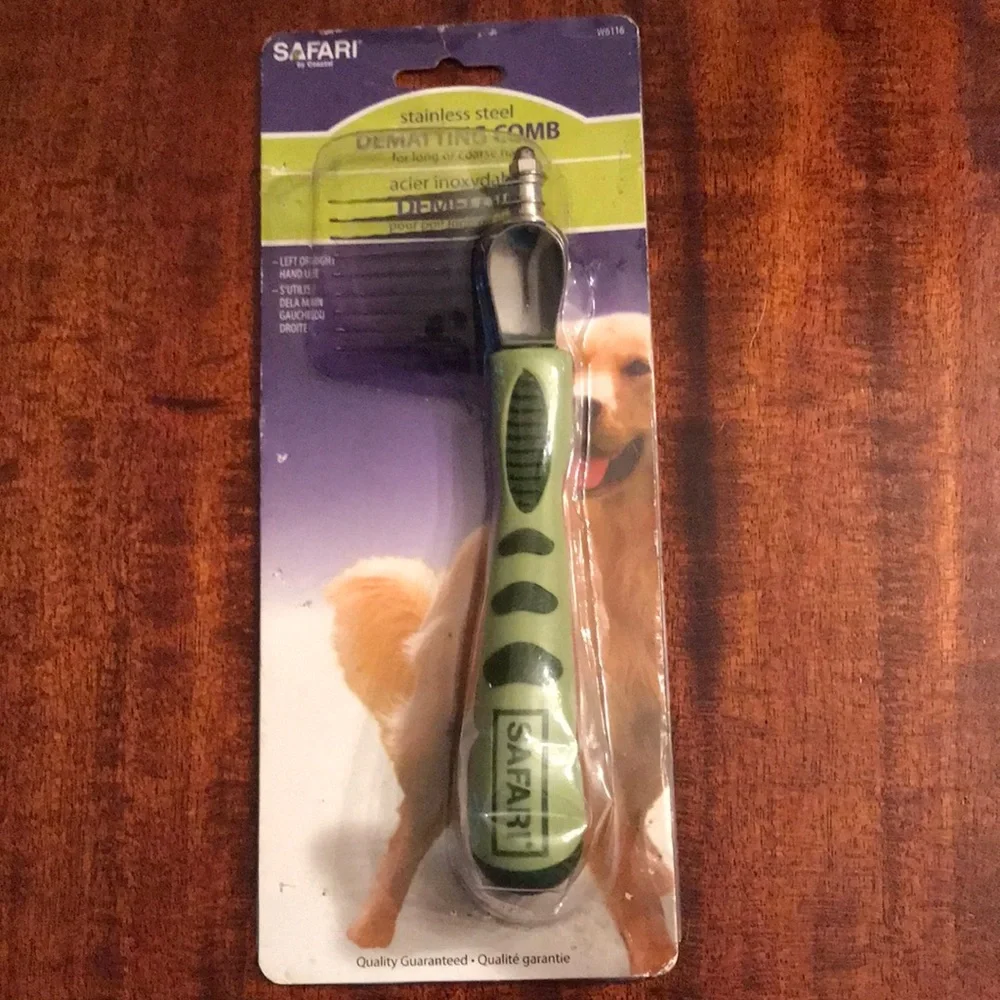 Dematting Comb- Stainless Steel by Safari